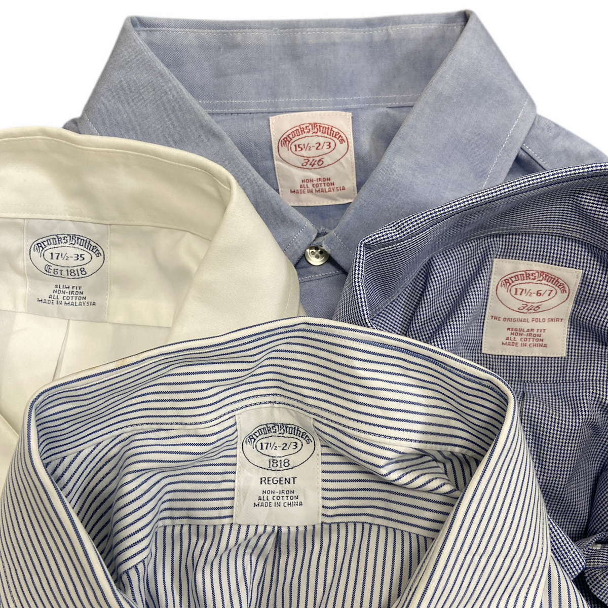 Brooks Brothers ブルックス ブラザーズ 長袖シャツ まとめ売り 4枚セット 古着卸 MJ0054