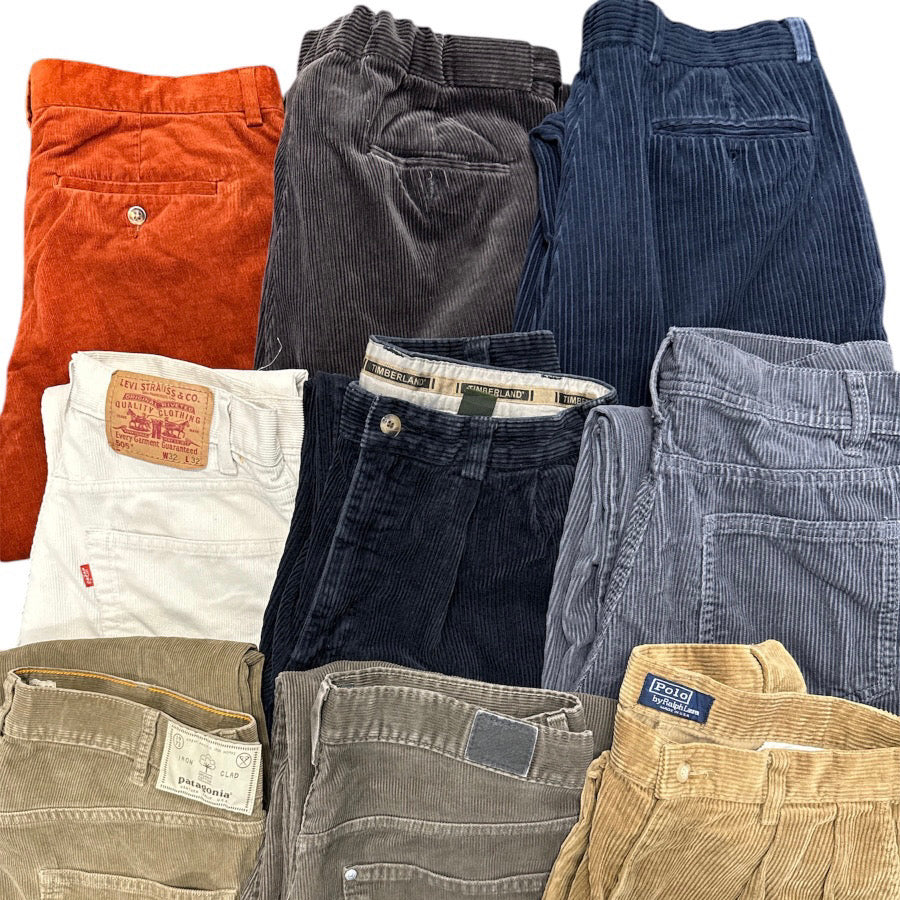SPECIAL ITEM！！W36以下！！L32以下【45kg  コーデュロイパンツ MIX】 まとめ売り 古着卸 ※約70枚  / ラルフローレン、リーバイス、etc...