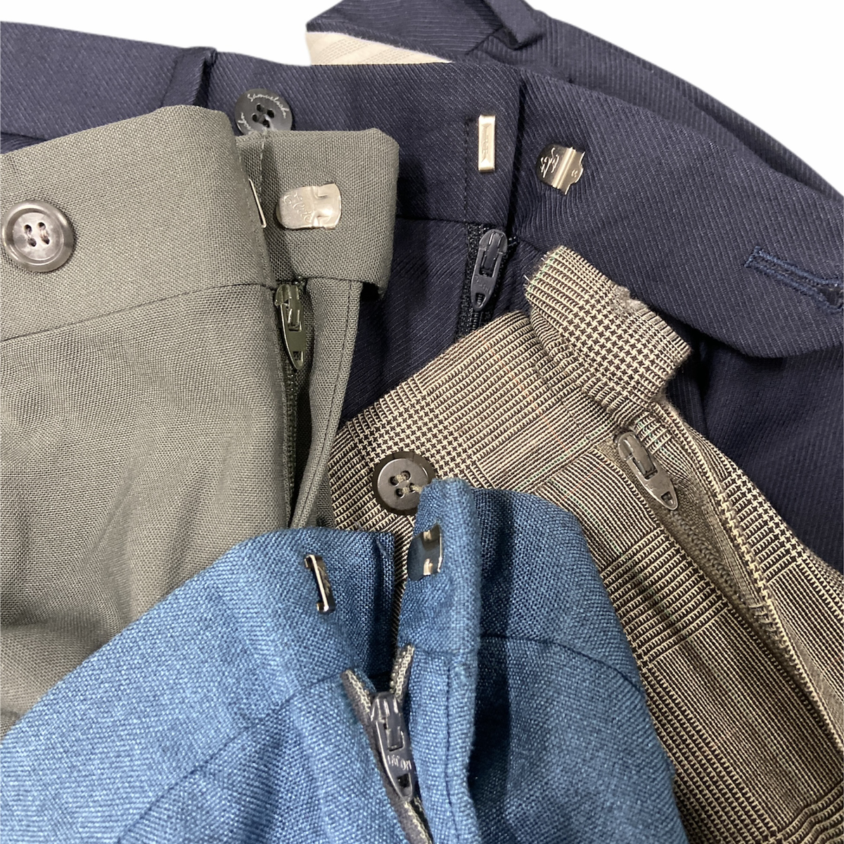 70s～90s スラックス TALON(タロン)ジッパー まとめ売り 4枚セット 古着卸 MJ0050