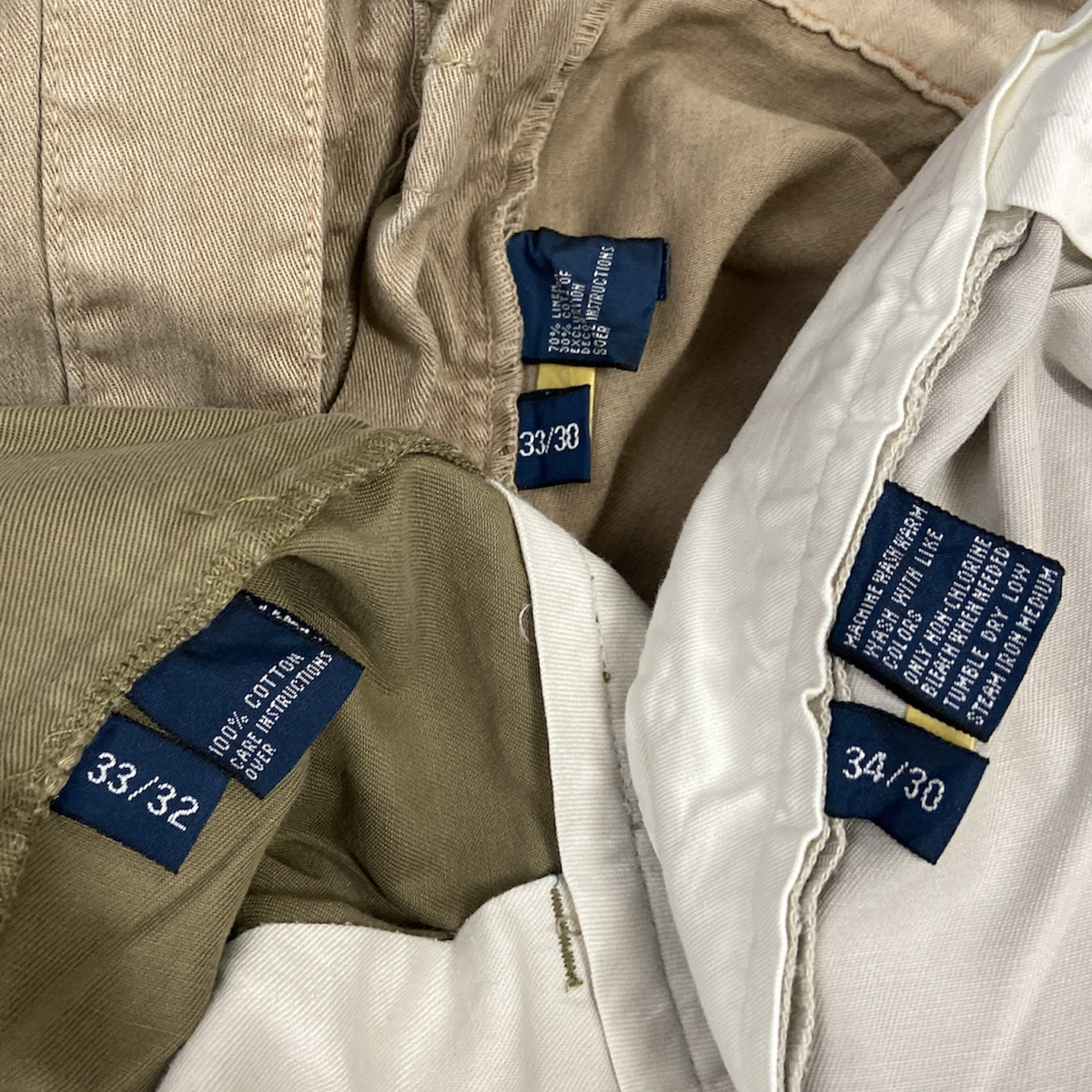 90s～ POLO RALPH LAUREN ラルフローレン チノパンツ まとめ売り 3枚セット 古着卸 MJ0059