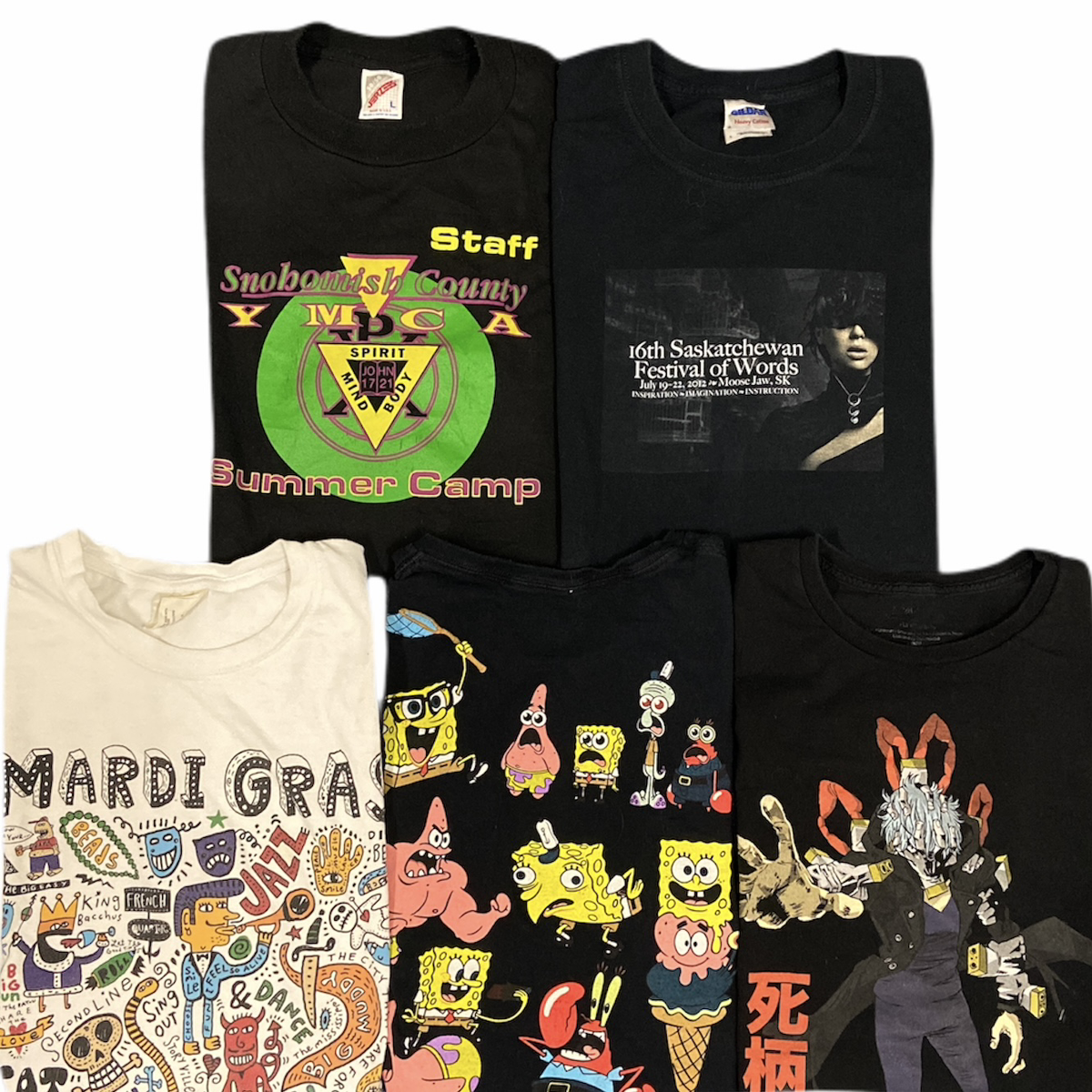 レギュラー Tシャツ スタッフ おすすめ セレクトアイテム まとめ売り 5枚セット 古着卸 MJ0064