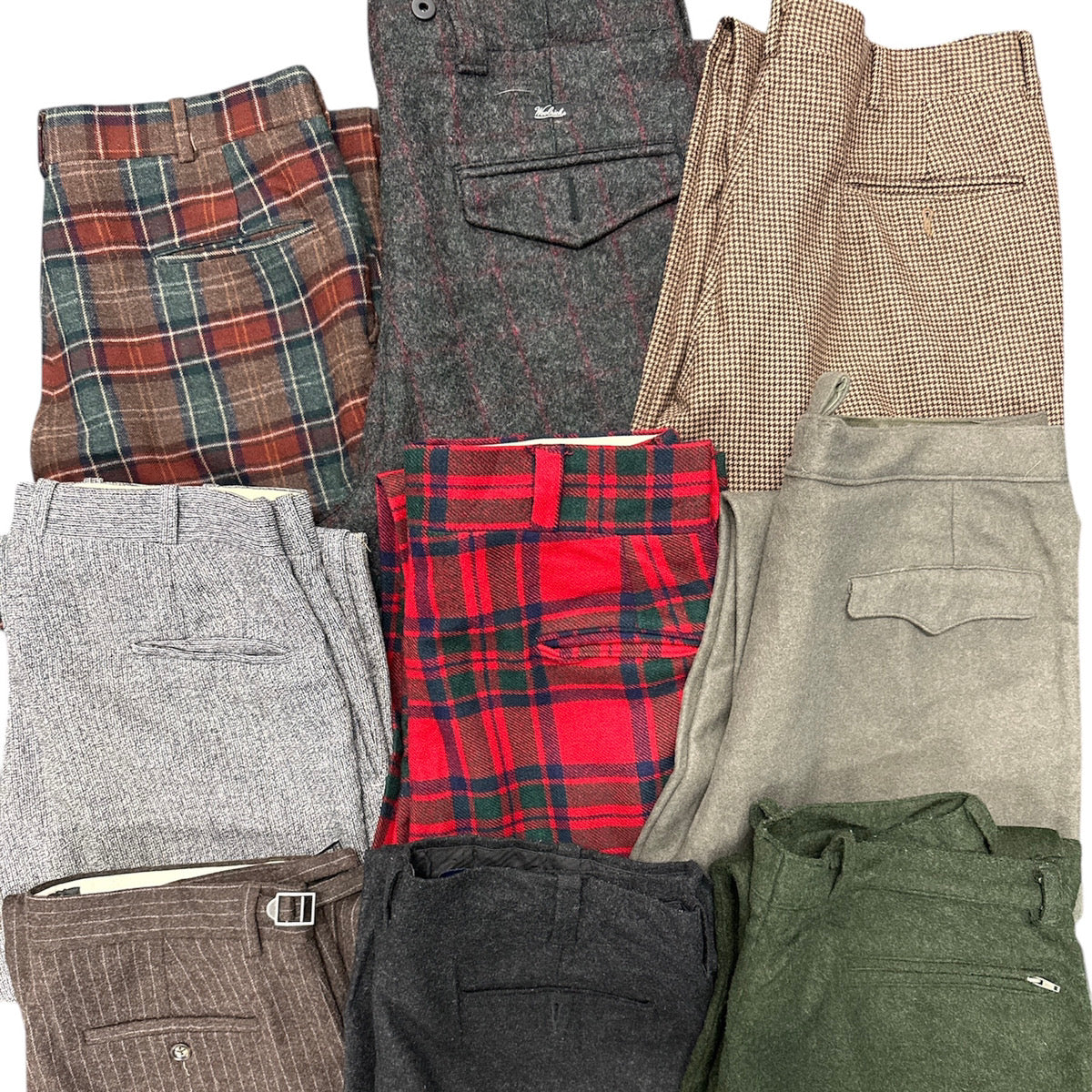 SPECIAL ITEM！！W36以下！！L32以下【45kg 厚手スラックス MIX】 まとめ売り 古着卸 ※約70枚