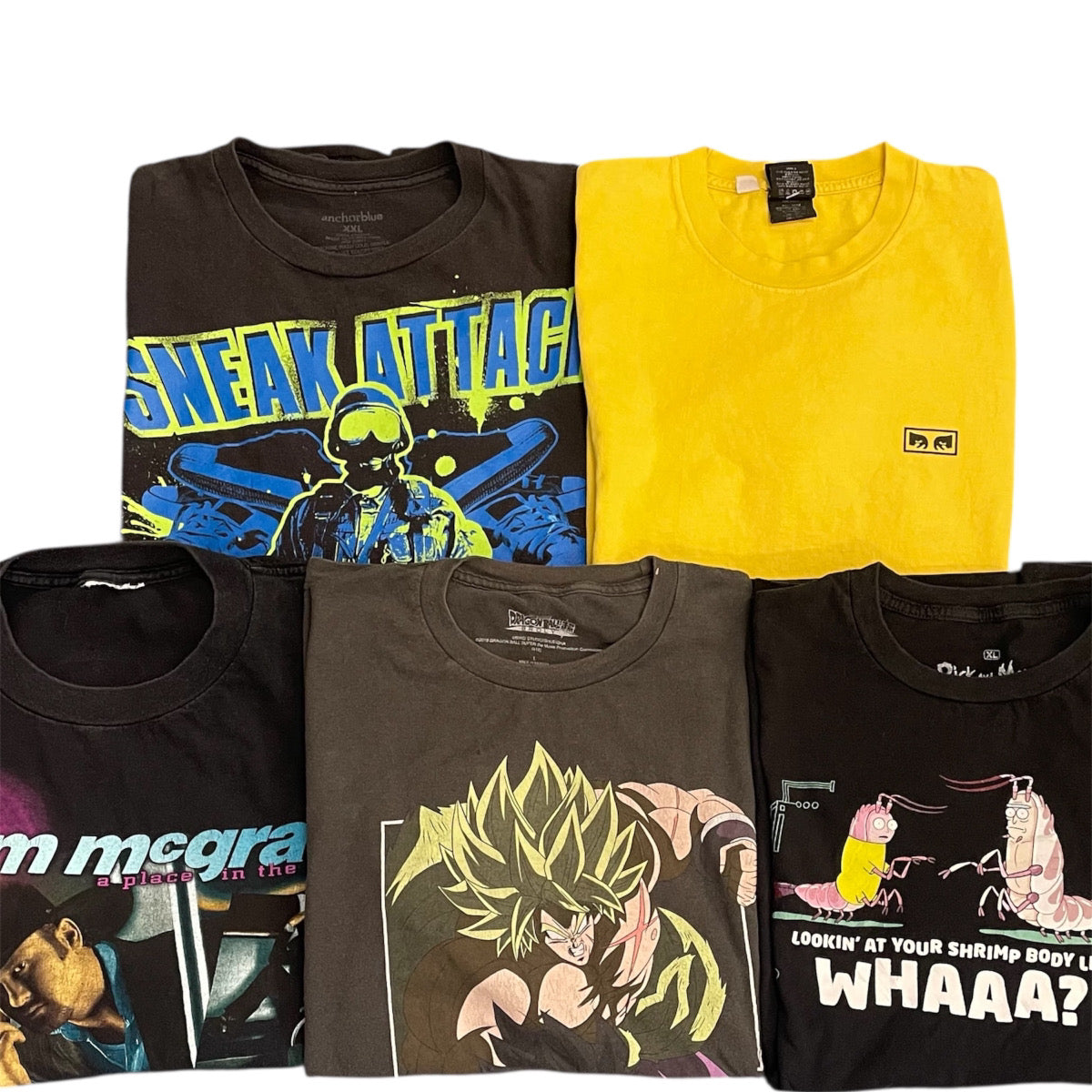 レギュラー Tシャツ スタッフ おすすめ セレクトアイテム まとめ売り 5枚セット 古着卸 MJ0068