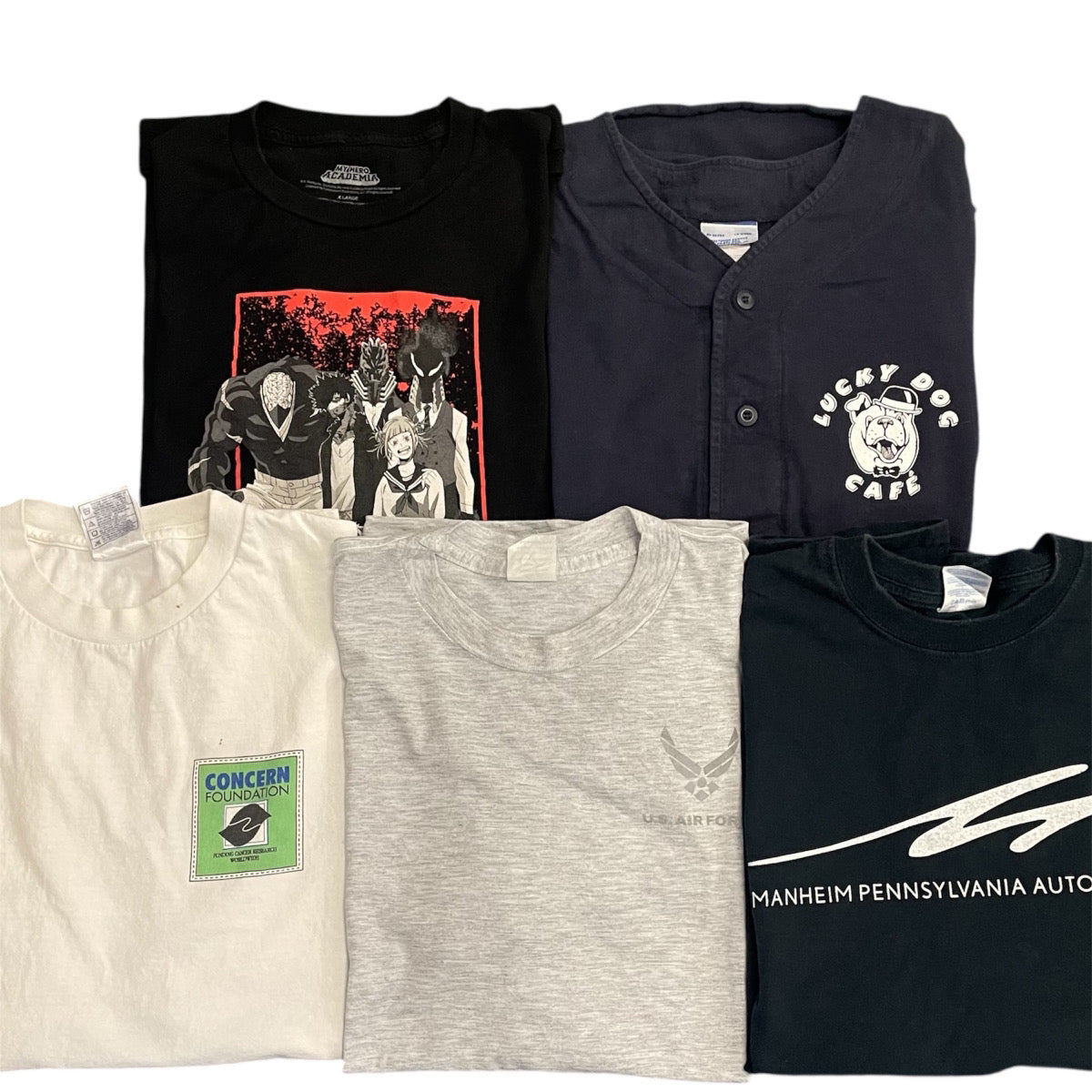 レギュラー Tシャツ スタッフ おすすめ セレクトアイテム まとめ売り 5枚セット 古着卸 MJ0072