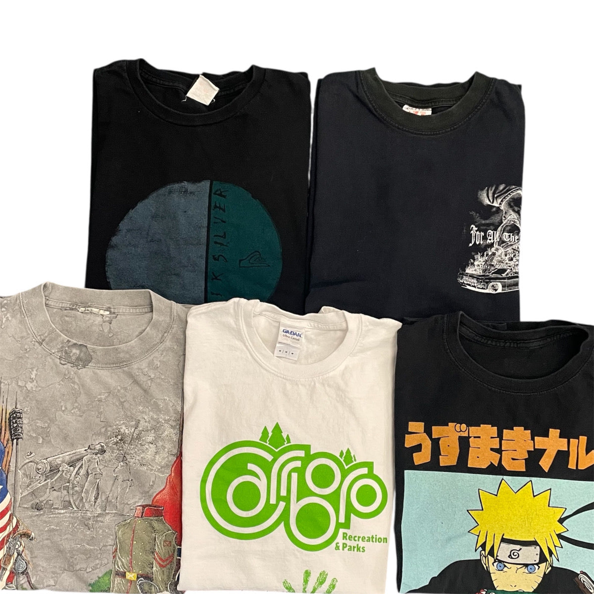レギュラー Tシャツ スタッフ おすすめ セレクトアイテム まとめ売り 5枚セット 古着卸 MJ0074
