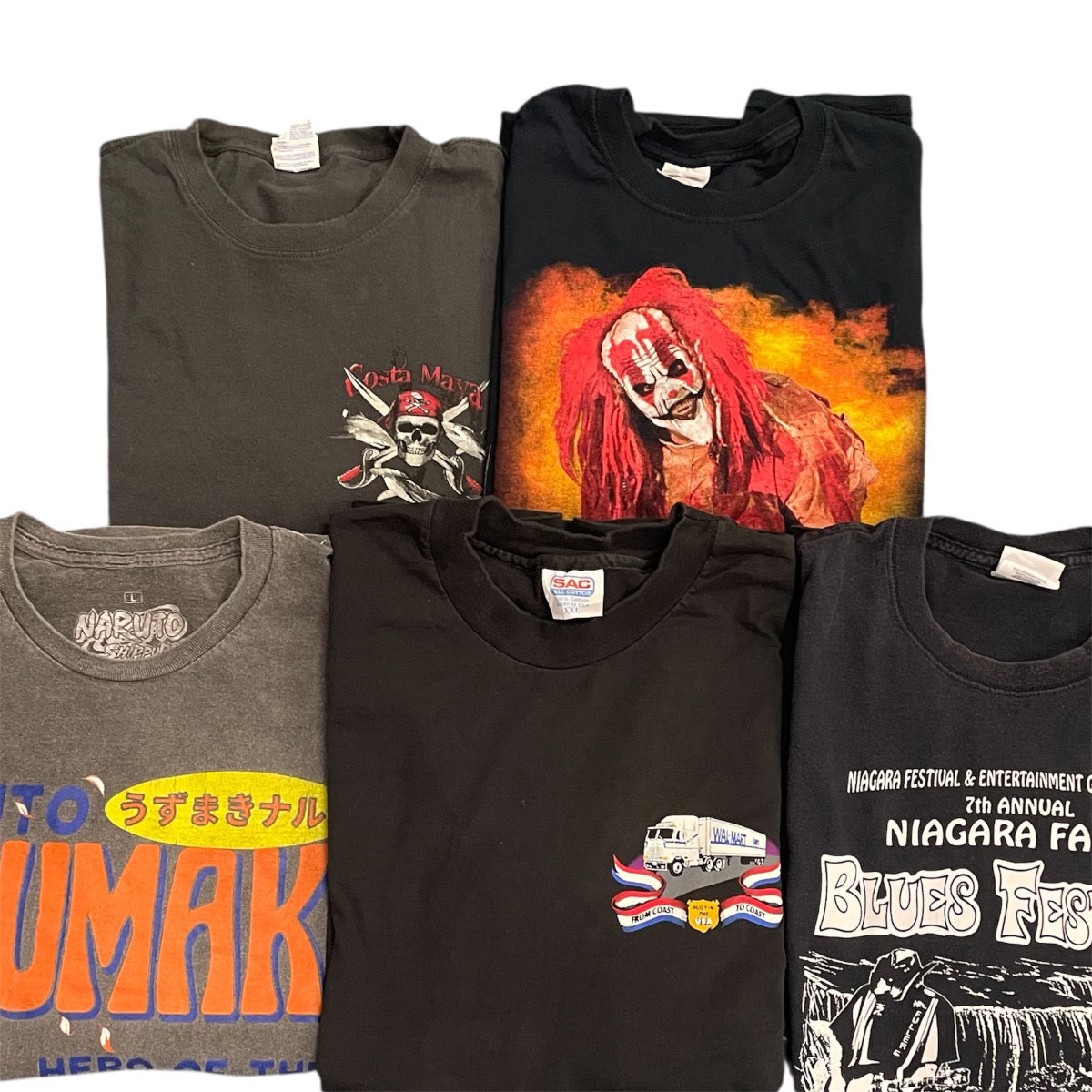 レギュラー Tシャツ スタッフ おすすめ セレクトアイテム まとめ売り 5枚セット 古着卸 MJ0078